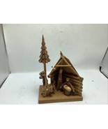 Wooden Nativity Scene Made In Poland S.Sitarski j Fedorowicz Christmas H... - $36.75 CAD