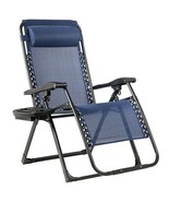 Oversize Lounge Chair with Cup Holder of Heavy Duty for outdoor-Navy - C... - £91.58 GBP