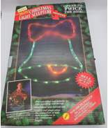 Vtg Mr Christmas Mini Light Sculpture Bell Folding Holiday Light 20x24 D... - $54.00