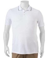 Mens Polo Big Tall Golf FILA White Short Sleeve Tru Dry Classic Shirt $4... - £15.64 GBP