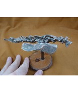 (W4-5) Hybrid Beast seahorse Dragon figurine snake vertebrae abstract ef... - $30.84