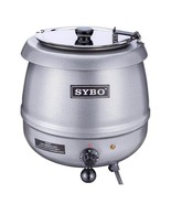 SYBO Stainless Steel Soup Kettle with Hinged Lid and Insert Pot, 10.5 Quart - $70.08