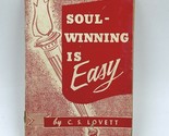 Soul Winning is Easy by CS Lovett 1960 Paperback Booklet ACCEPTABLE BK4 - $11.25