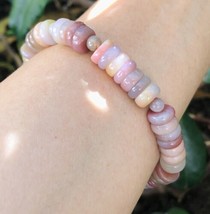 natural Yanyuan agate bracelet beaded Beads Bracelet Pinky Unique Gift 盐源玛瑙手链 - £137.57 GBP