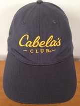 Cabelas Club Embroidered Gray Cotton Adjustable Baseball Hat Cap One Size - $18.80