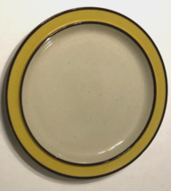 $30 Sango Rainbow Stoneware Citron 659 Serving Chop Plate Japan Yellow R... - $26.52