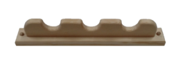 Pine Wooden Gun Rack 3 Barrel Rests Rifle Shotgun Closet Wall Mount - $11.99