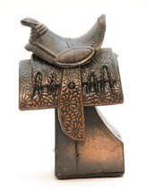 Vintage Miniature Horse Saddle Moving Die Cast Pencil Sharpener - £5.51 GBP