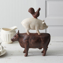 Stacked Animals Ranch Figurine - £70.88 GBP
