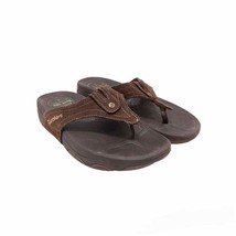 Skechers Tone-Up Moonrock Chocolate Brown Thong Sandals Women&#39;s Size 9 - $38.22