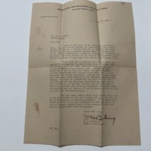 Antique Letter Texas A&amp;M College S. W. Bilsing Black Leaf 40 1929 Entomo... - £18.45 GBP