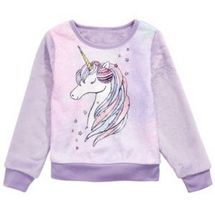 Evy of California Toddler Girls Unicorn Sweatshirt - $13.00