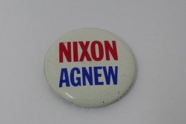 Nixon Agnew 1968 Political Campaign Button Pinback Pin - £7.95 GBP