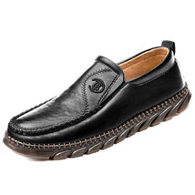 Casual Autumn Men&#39;s Leather Loafers Shoes Light Stylish Social Shoe Male Beijing - £23.38 GBP