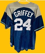 Vintage Ken Griffey Jr Seattle Mariners Authentic Majestic L Jersey - £40.55 GBP