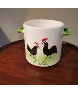 Haldon Group Japan Pate Crock, Vintage Pot, Rooster Decor, Upcycled Planter - £15.94 GBP