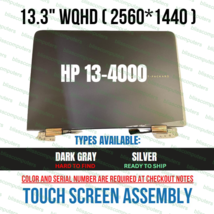 HP Spectre X360 13-4116DX 13.3&quot; Laptop Glossy LCD Touch Screen Complete Assembly - £169.95 GBP