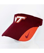 Nike Virginia Tech VT Hokies Dri Fit Stretch Fit Hat Visor Cap - $14.95