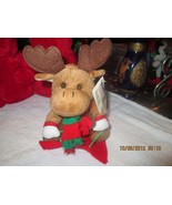 VTG COLLECTABLE FLOMO FRIENDS FOREVER CHRISTMAS HOLIDAY MOOSE ON SLED ST... - £24.35 GBP