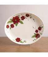Christmas Holidays  Poinsettia  Serving Platter (New) - £200.80 GBP
