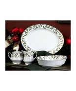  Christmas Holiday Gold Holly and Berry 5 Piece Completer Set - £397.95 GBP