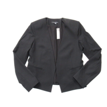 NWT Theory Delaven in Black Edition Wool Open Front Blazer Jacket 8 - £73.37 GBP