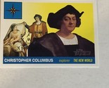 Christopher Columbus Trading Card Topps Heritage #20 - £1.56 GBP