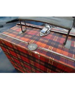 Rare &quot;STAR&quot; + Metal Handle TARTAN Plaid OHIO ART  Lunch Box + Thermos Ca... - $2,822.51 MXN