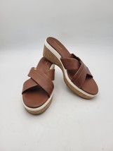 Cole Haan Briella Grand OS Brown Sandal Wedge Slide SZ 8 B - $39.95