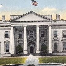 The White House Postcard Washington DC Vintage Made in USA  - £10.14 GBP
