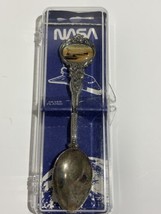 Vintage 1988 NASA Kennedy Space Center Souvenir Spoon Silver Plate - £7.78 GBP