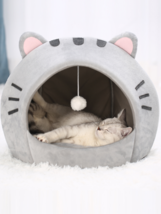 Cat Bed Warm Pet Mat Super Soft House Cushion Cats and Dog Kitten Cave T... - £14.59 GBP+