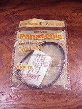 Package of 2 Genuine UB-1 Panasonic Upright Vacuum Cleaner Belts, unopened - £4.69 GBP