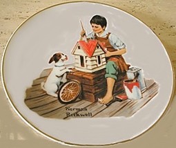 Norman Rockwell Plate A Dollhouse For Sis - £9.41 GBP