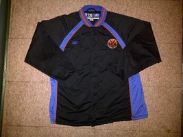 2003 Authentic Reebok New York NY Knicks Black Blue Shooting Jacket XXL ... - £118.51 GBP