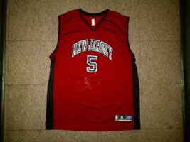 Reebok New Jersey NJ Nets Jason Kidd Alternate Red Replica Jersey Extra Large XL - £39.90 GBP