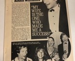 1981 Robin Williams vintage One Page Article  AR1 - $6.92