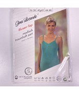 Gina Locardo Camisole Top Sz 40/42 White Made In Germany New NOS Vtg - £23.69 GBP