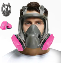 Full Face Respirator Mask with 60921 Filters - 6800 Reusable Gas Mask ag... - $26.89