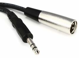 Hosa STX-105M 1/4&quot; TRS to XLR3M Balanced Interconnect Cable, 5 Feet - £10.18 GBP