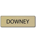 HUBIE HALLOWEEN Sgt DOWNEY Name Badge w/ pin fastener Halloween Costume ... - $15.99