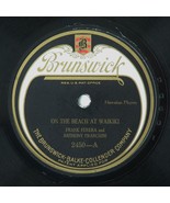 FRANK FERERA - ON THE BEACH AT WAIKIKI 1920&#39;s 78rpm VG Hawaiian Brunswic... - £15.00 GBP