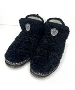 ARIAT Womens XL Black Booties House Slippers Fleece Lined Size 9.5 -10.5... - £15.68 GBP
