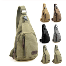 Men&#39;s Canvas Shoulder Bag - £19.18 GBP