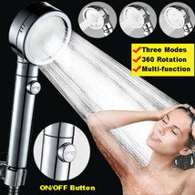 Shower Head With Filter Beads, 3 Modes Shower Showerhead With On Off Switch - £15.13 GBP