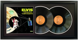Elvis Presley &quot;Aloha From Hawaii Via Satellite&quot; Original Double Vinyl Framed  - £215.72 GBP