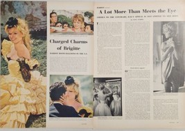 1958 Magazine Photos Actress Brigitte Bardot Booms in the USA - £16.47 GBP