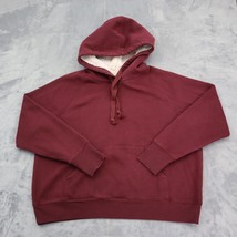 Old Navy Sweater Womens L Red Long Sleeve Thumb Hole Front Pocket Hoodie - £20.55 GBP