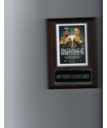 MANNY PACQUIAO vs JUAN MANUEL MARQUEZ 4 PLAQUE BOXING CHAMPION PHOTO PLAQUE - $4.94