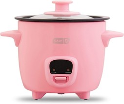 Electric Rice Cooker Steamer With Inner Pot Non Stick Warmer Mini 2 Cup Pink New - £29.38 GBP